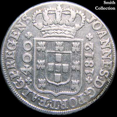 Portugal Obverse 1812 - 400 Reis