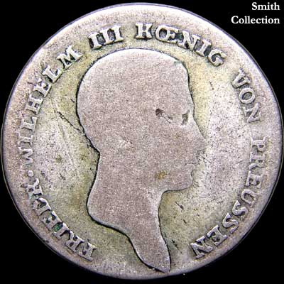 Obverse - Prussia - 1/6 Taler - 1812