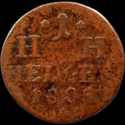 Reverse - Saxe-Hildburghausen 1805 1 hELLER