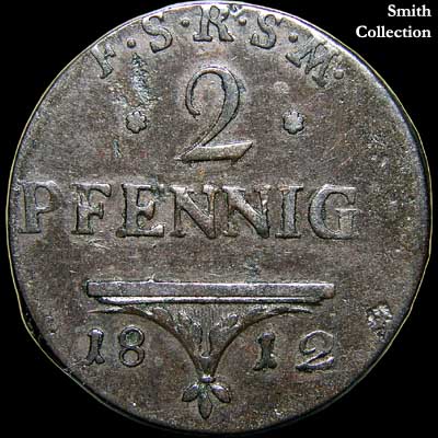 Reverse - Schwarzburg-Rudolstadt - 2 Pfenning 1812