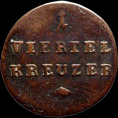 Reverse - Wurzburg - 1/4 Kreuzer - 1811
