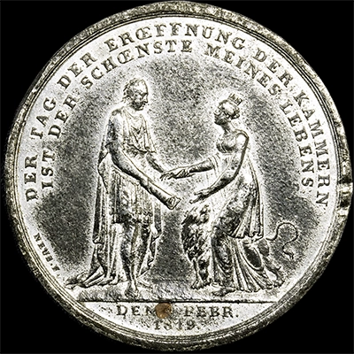 Obverse - German Medal - 1819