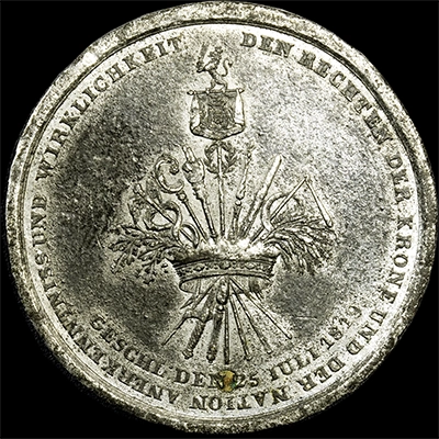 Obverse - German Medal - 1819